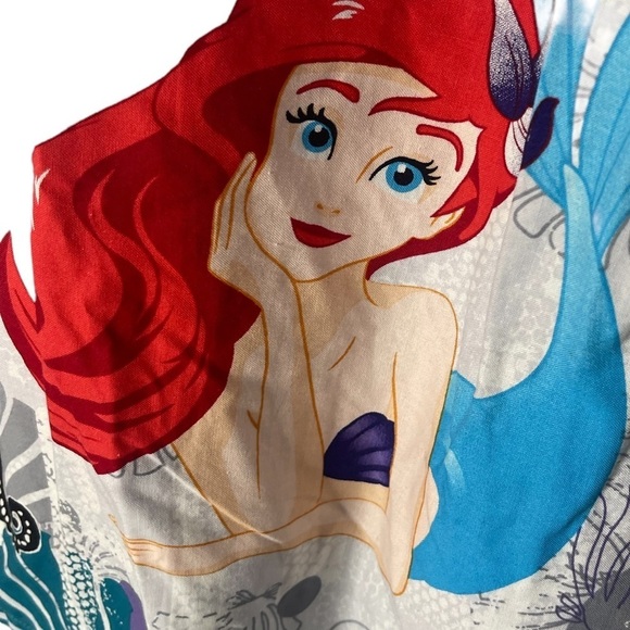 NWT Cherokee Tooniforms Disney Ariel Cotton Scrub Top Size S - Picture 3 of 5